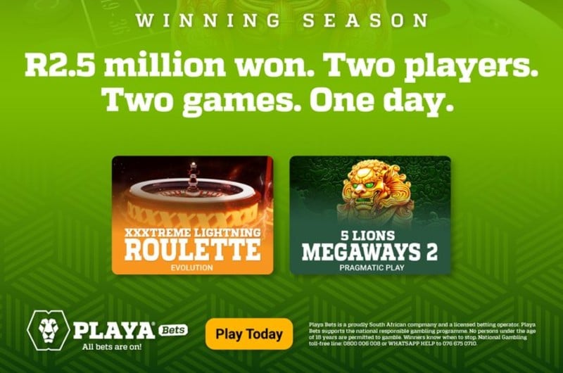 Two Playa Bets Members Win 2500K